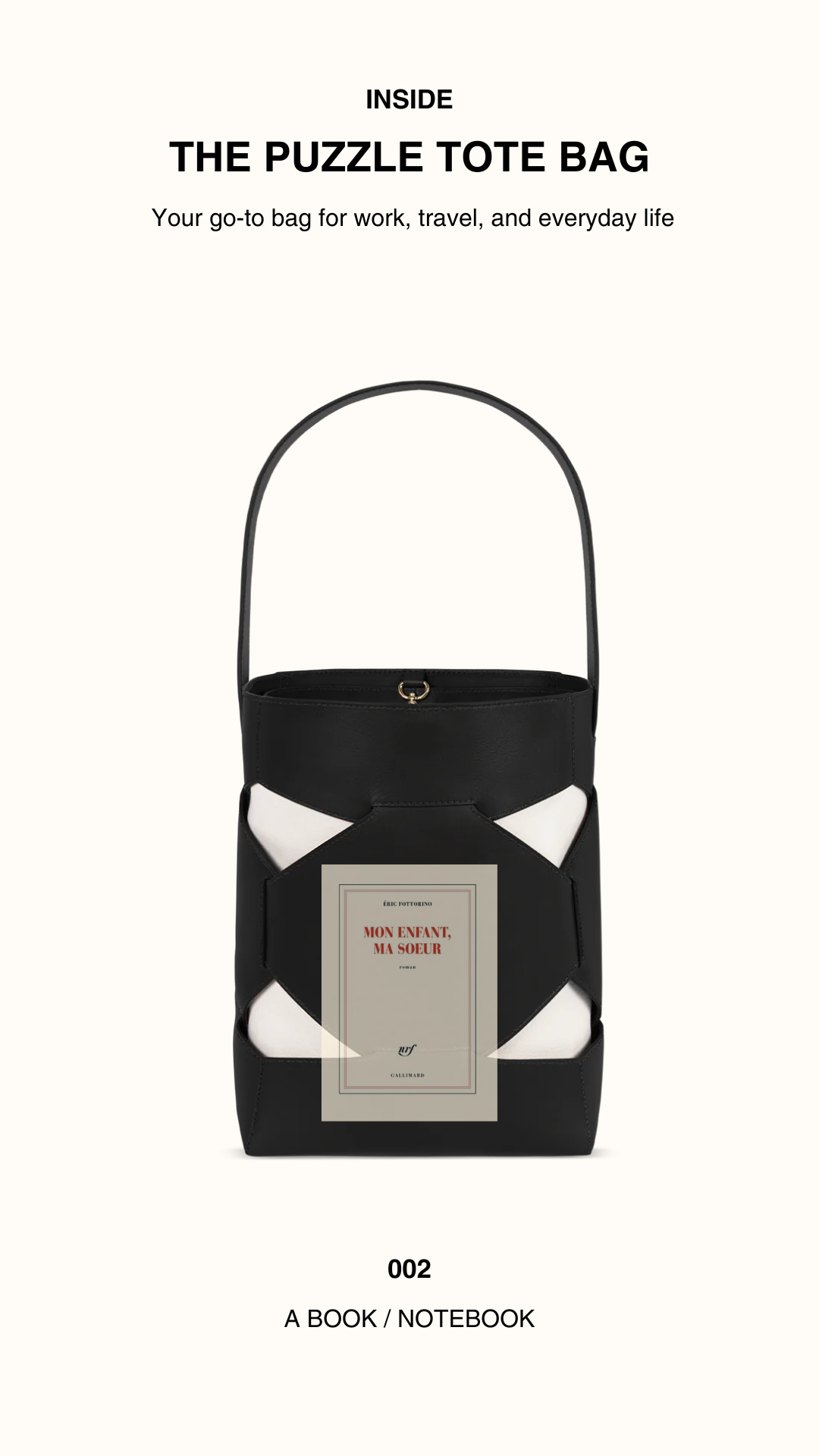 PUZZLE TOTE | BLACK