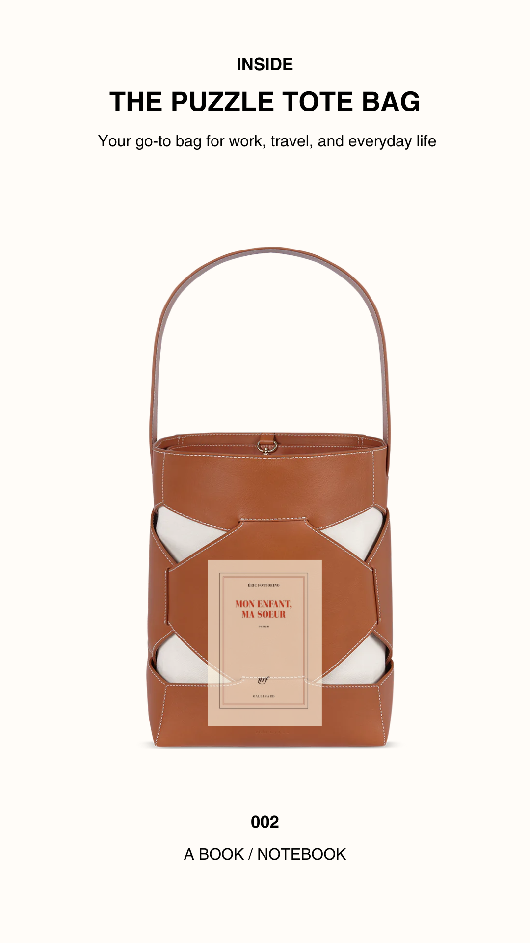 PUZZLE TOTE | BROWN