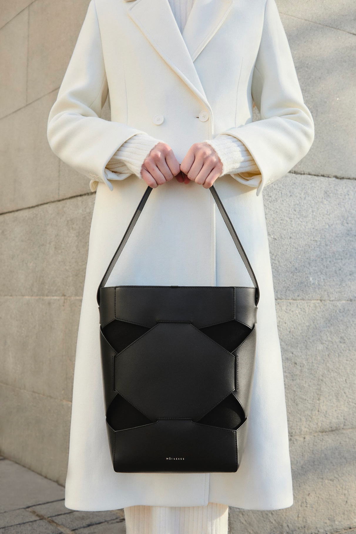 PUZZLE TOTE | BLACK/BLACK