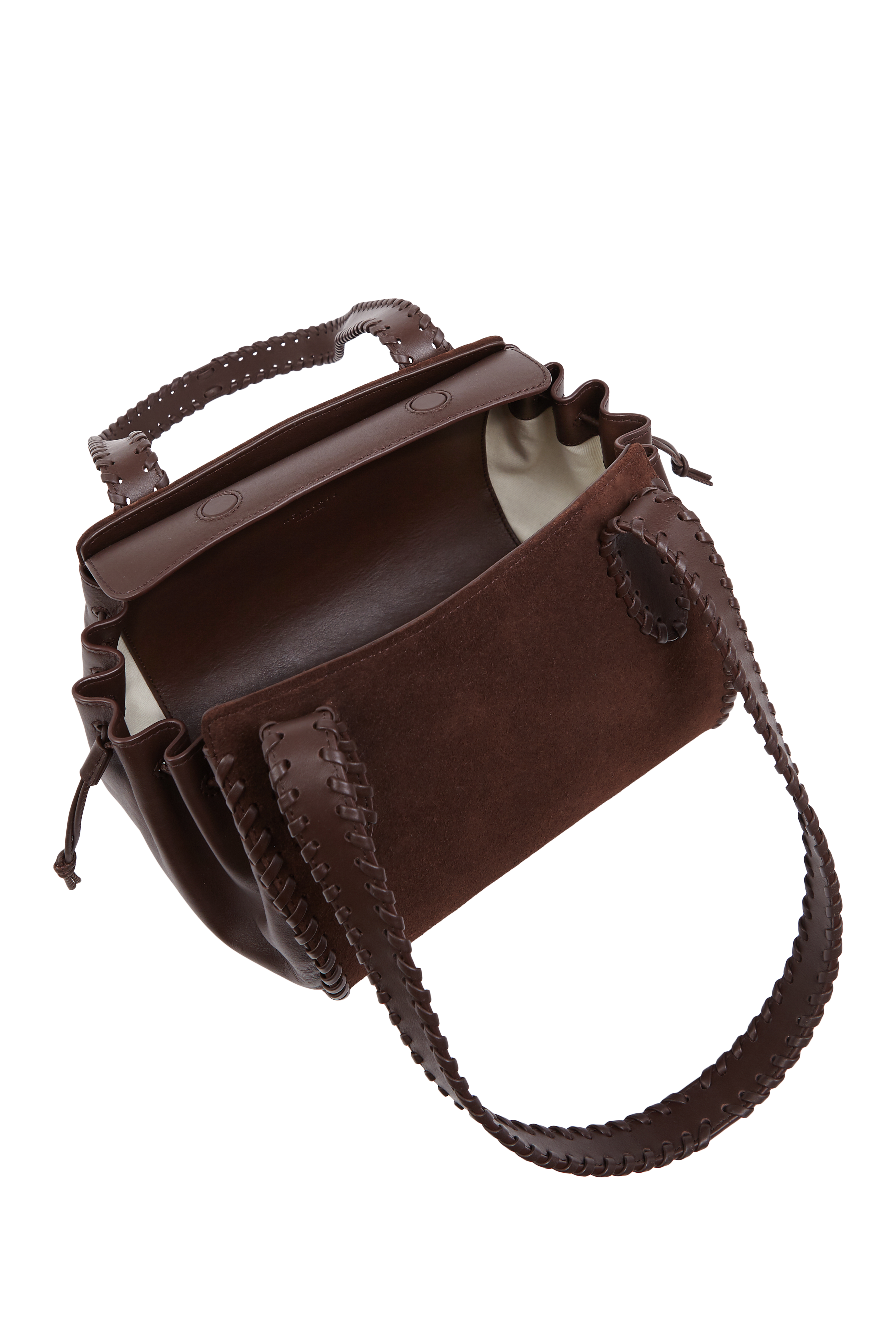 RIDER BAG | DARK CHOCOLATE SUEDE
