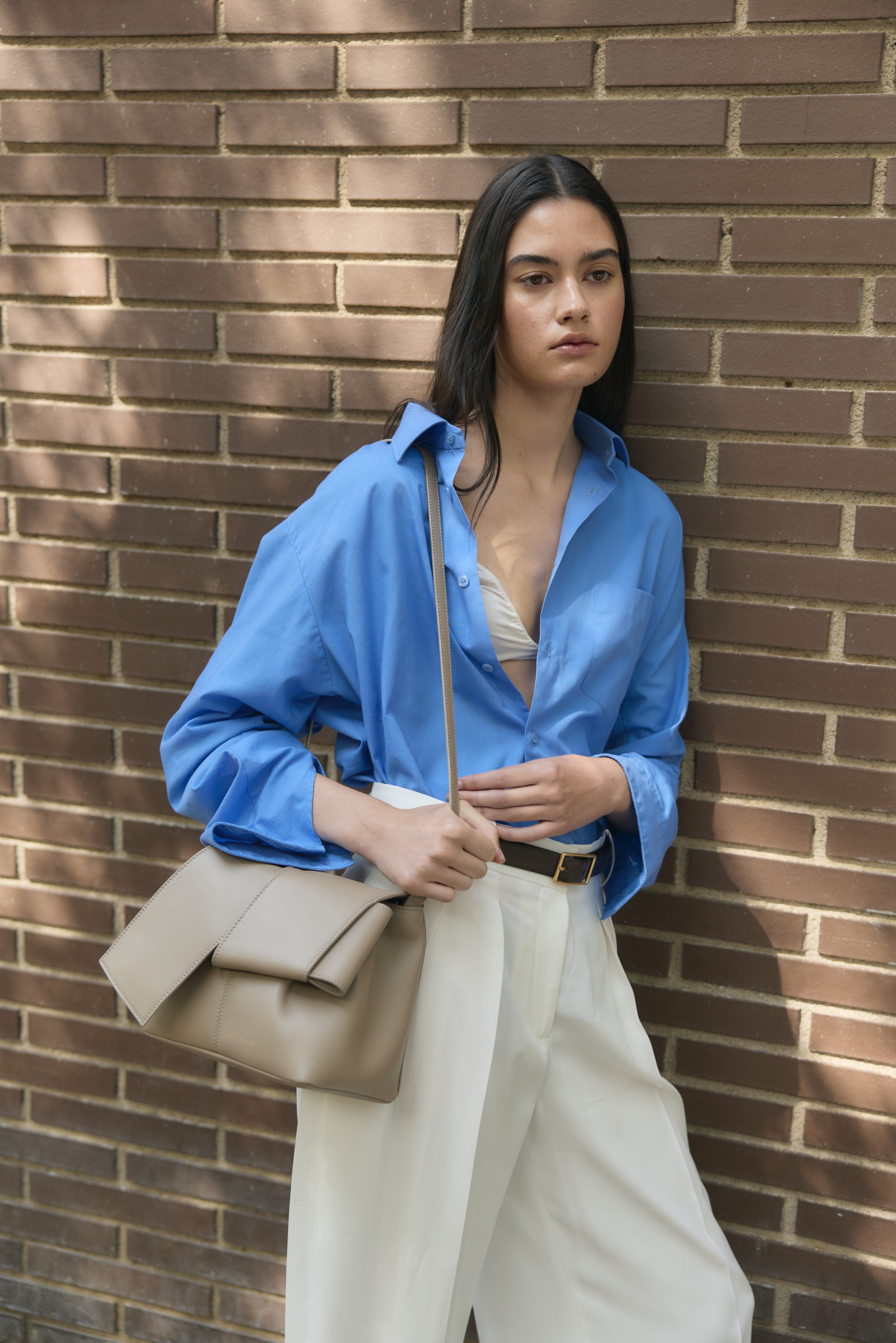 BOW BAG | TAUPE