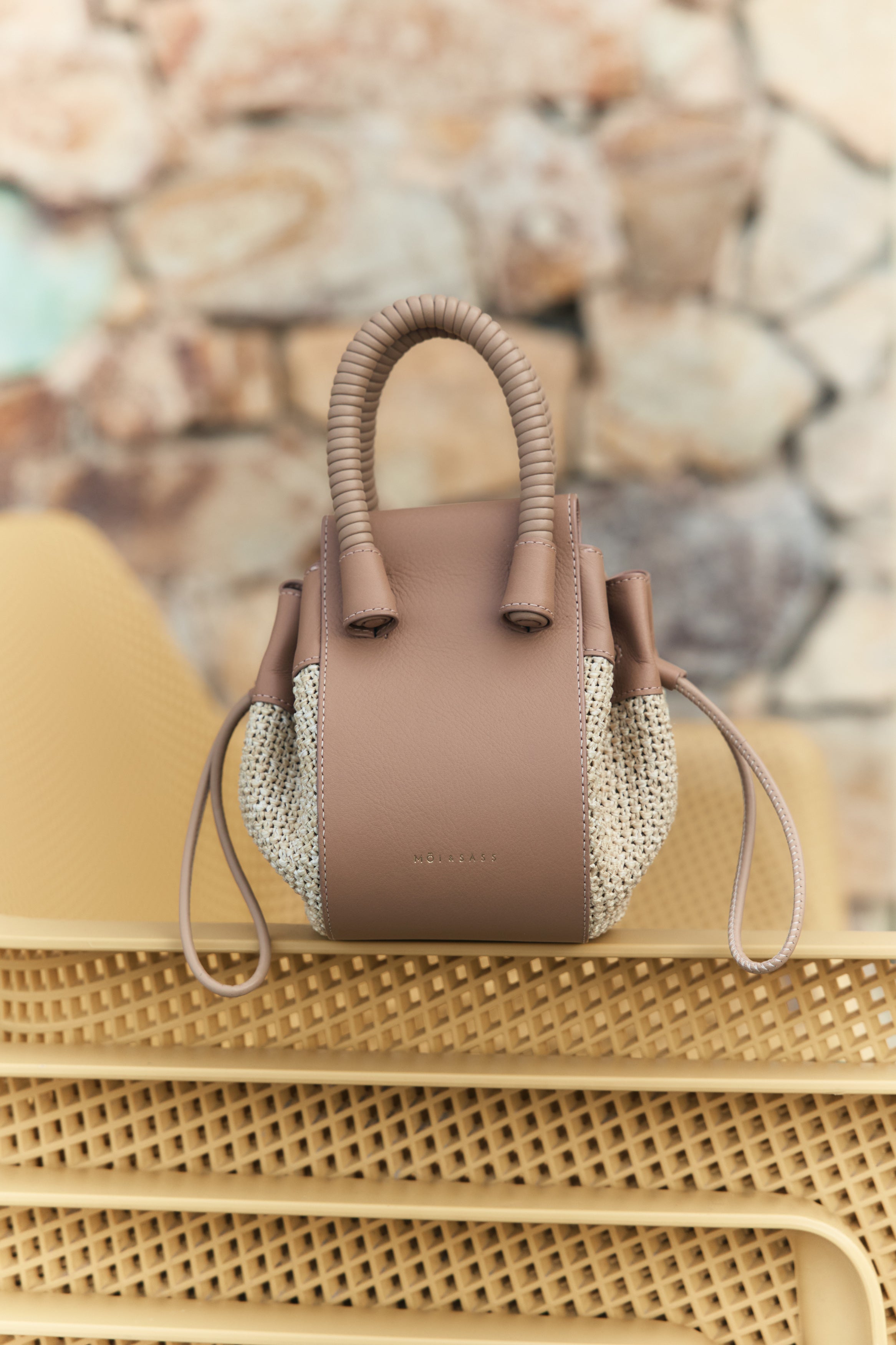 BUBBLE RAFFIA | CAPPUCCINO