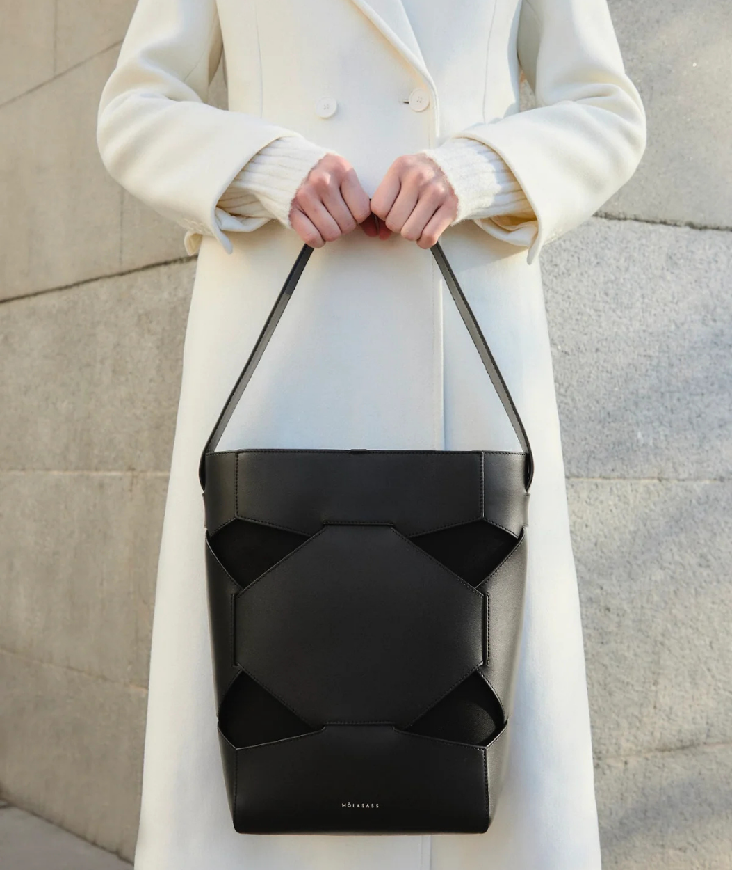 PUZZLE TOTE | BLACK/BLACK