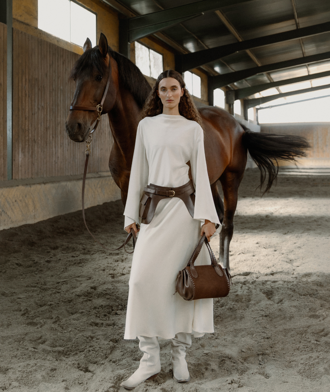 RIDER BAG | DARK CHOCOLATE SUEDE