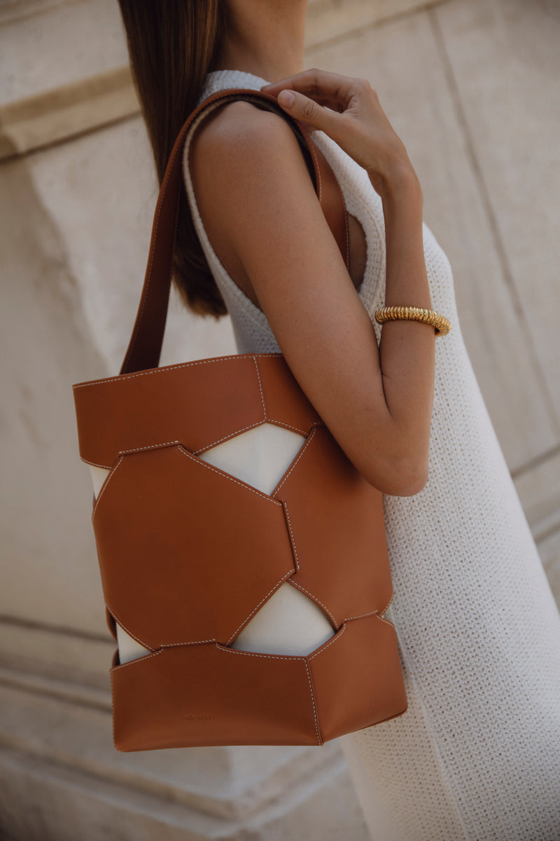 PUZZLE TOTE | BROWN