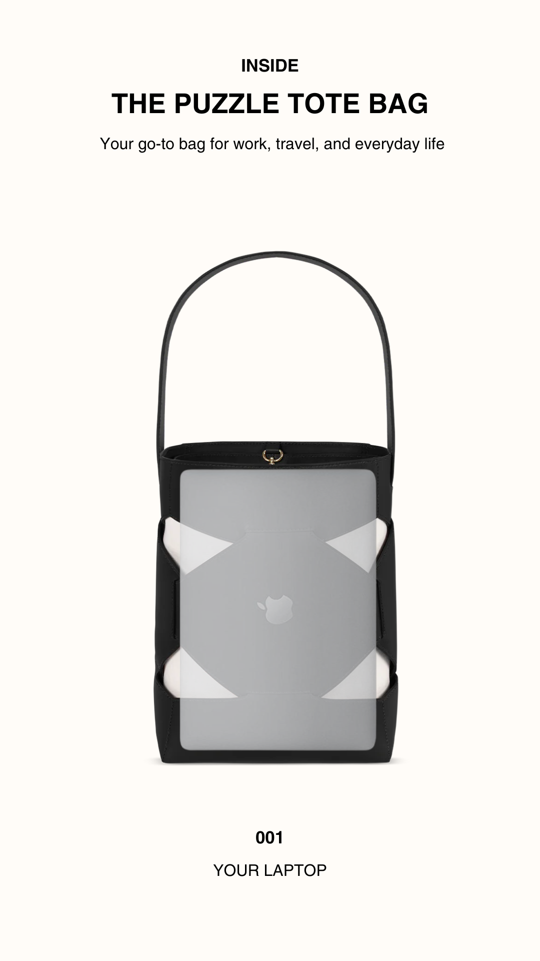 PUZZLE TOTE | BLACK