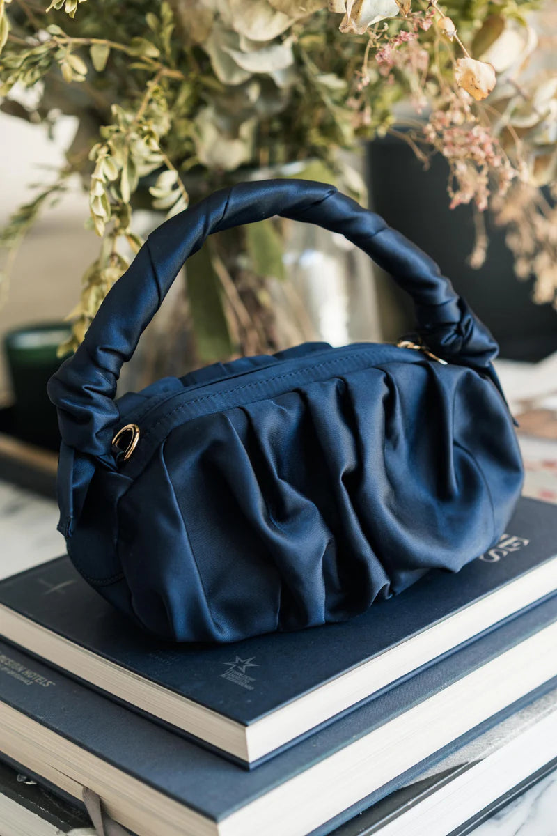 NOVELTY | SATIN NAVY BLUE