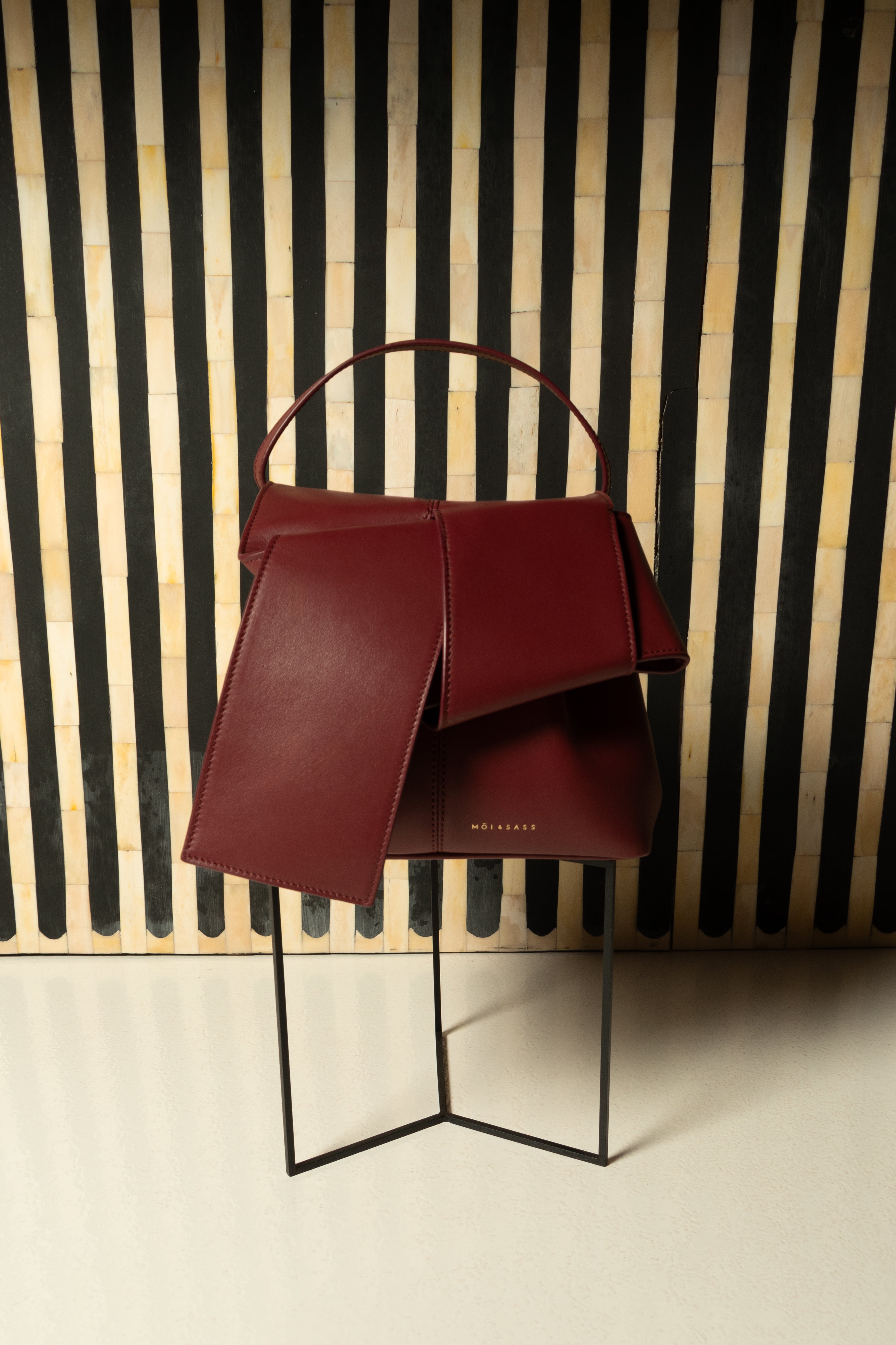 BOW BAG | BURGUNDY