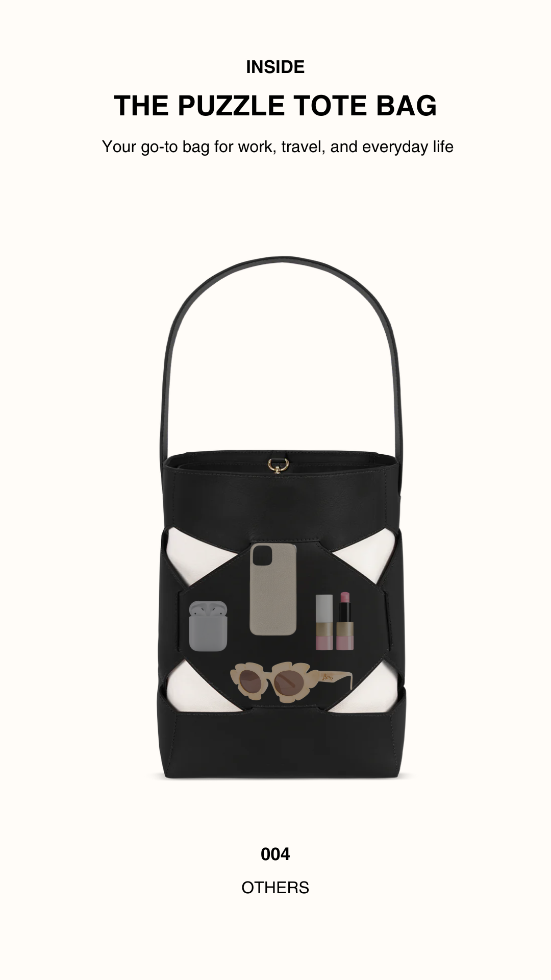 PUZZLE TOTE | BLACK