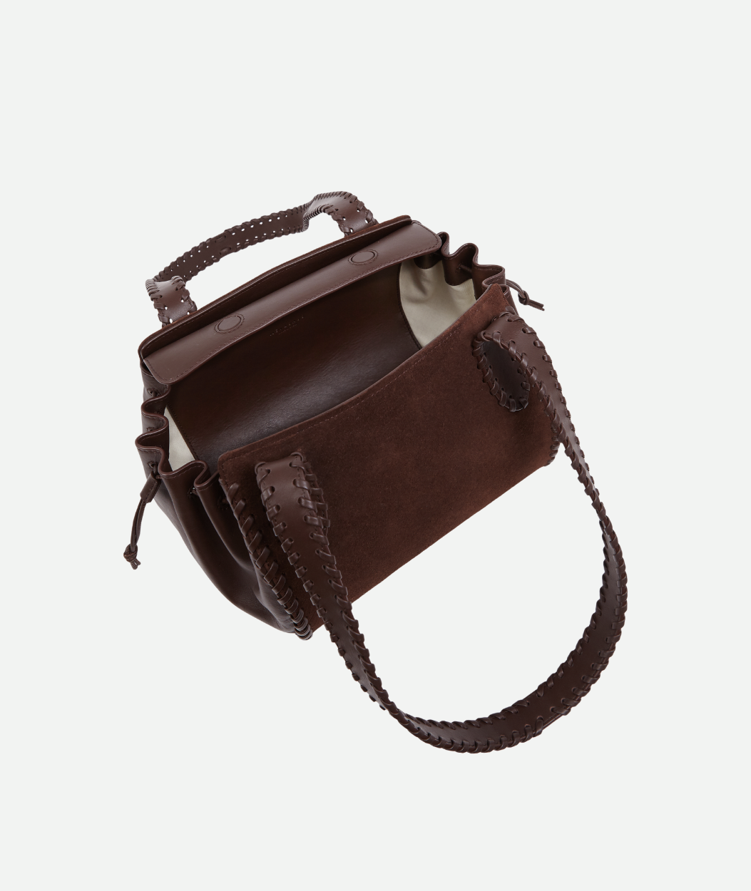 RIDER BAG | DARK CHOCOLATE SUEDE