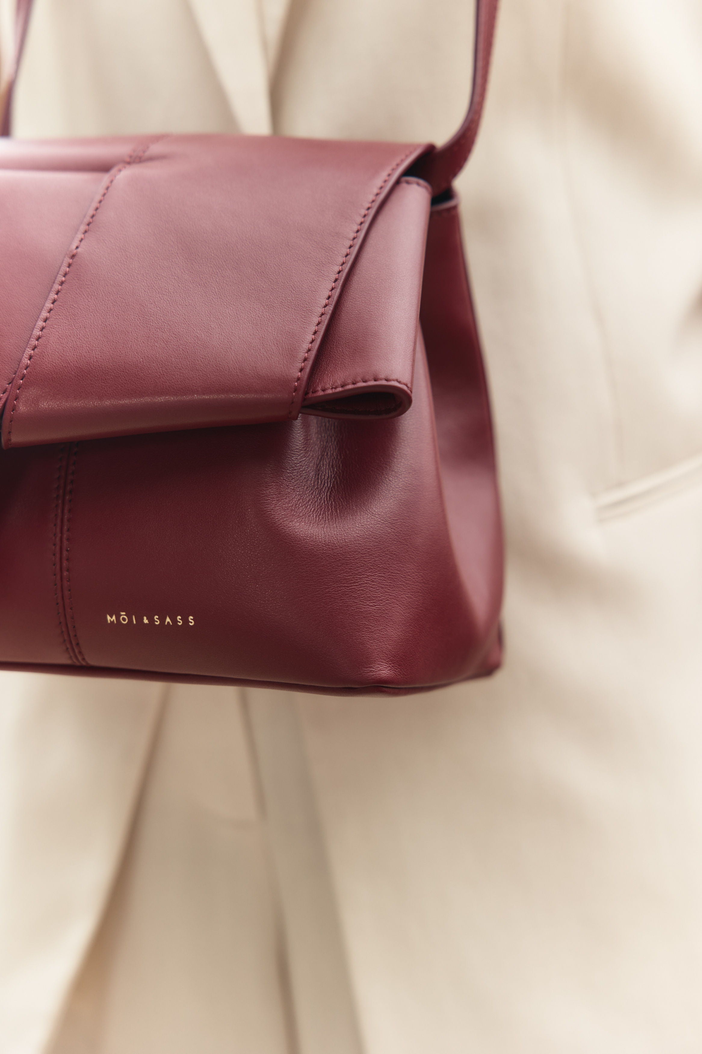 BOW BAG | BURGUNDY