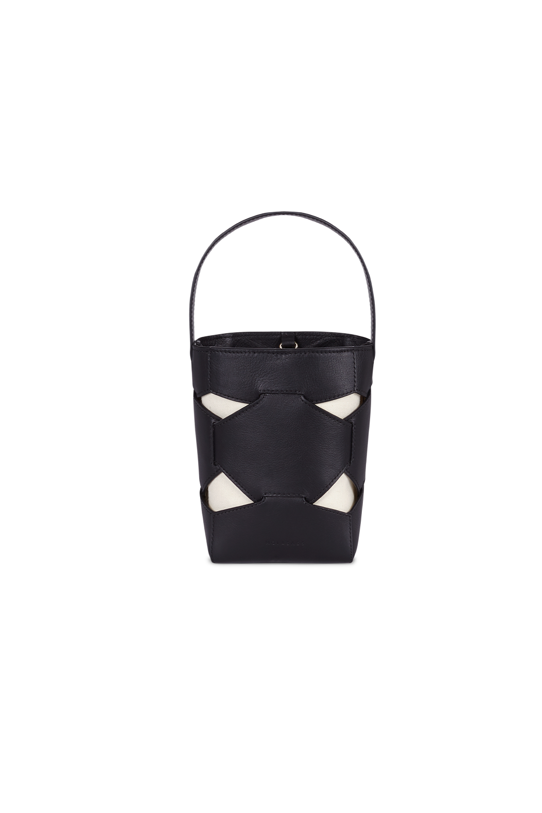 MINI PUZZLE TOTE |  BLACK