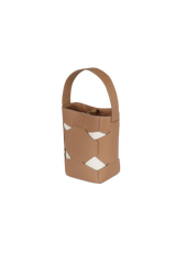 MINI PUZZLE TOTE |  NUDE