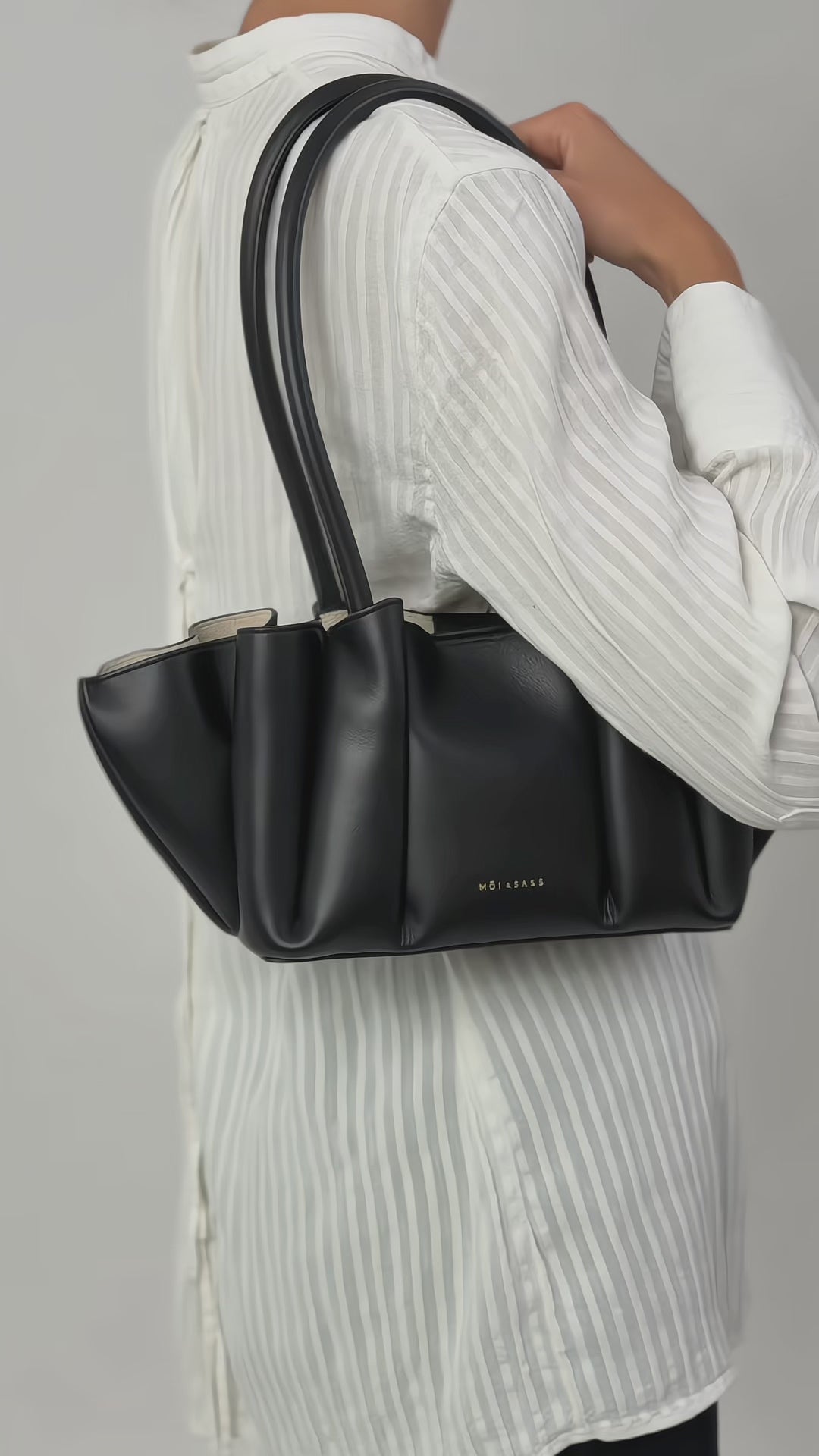TULIP BAG | BLACK