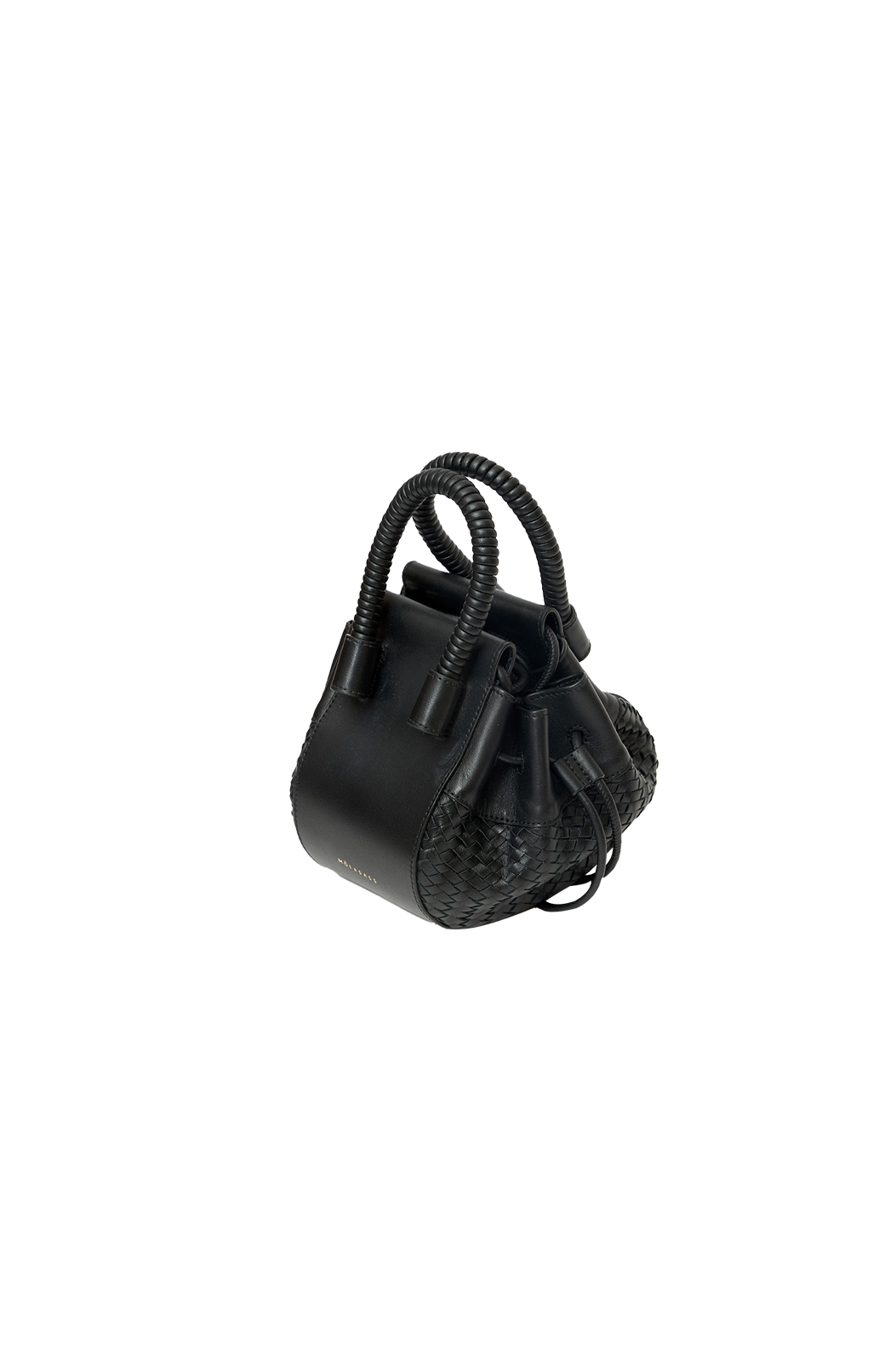 Bubble Bag | Black Trenzado